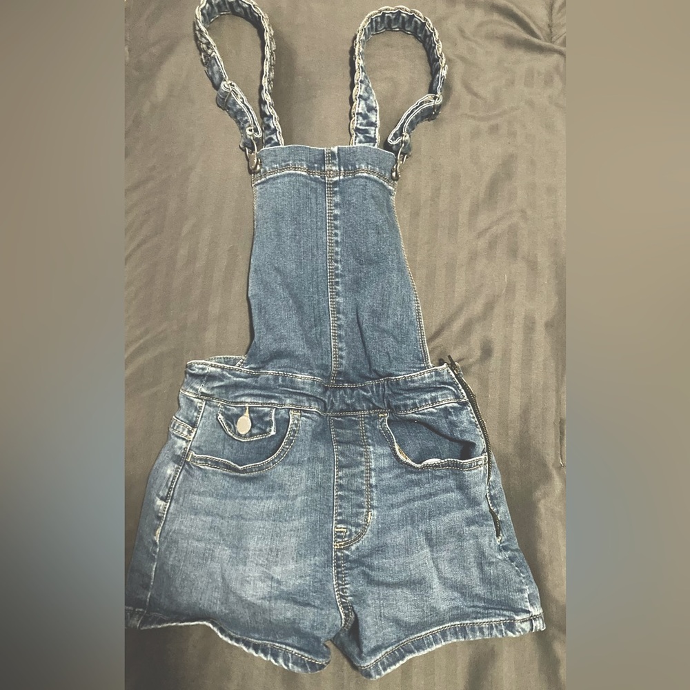 Denim Short Overalls Size 24